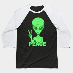 alien peace Baseball T-Shirt